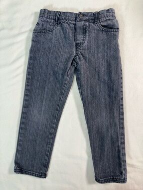 Young Hearts Kids’ Gray Straight Leg Jeans Size 5T